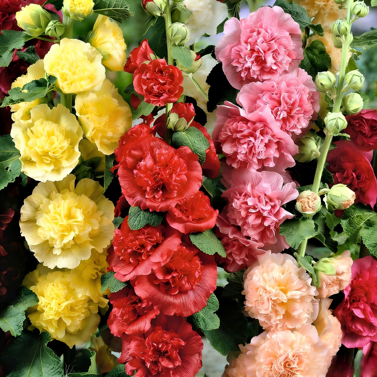 Double Hollyhock Seeds